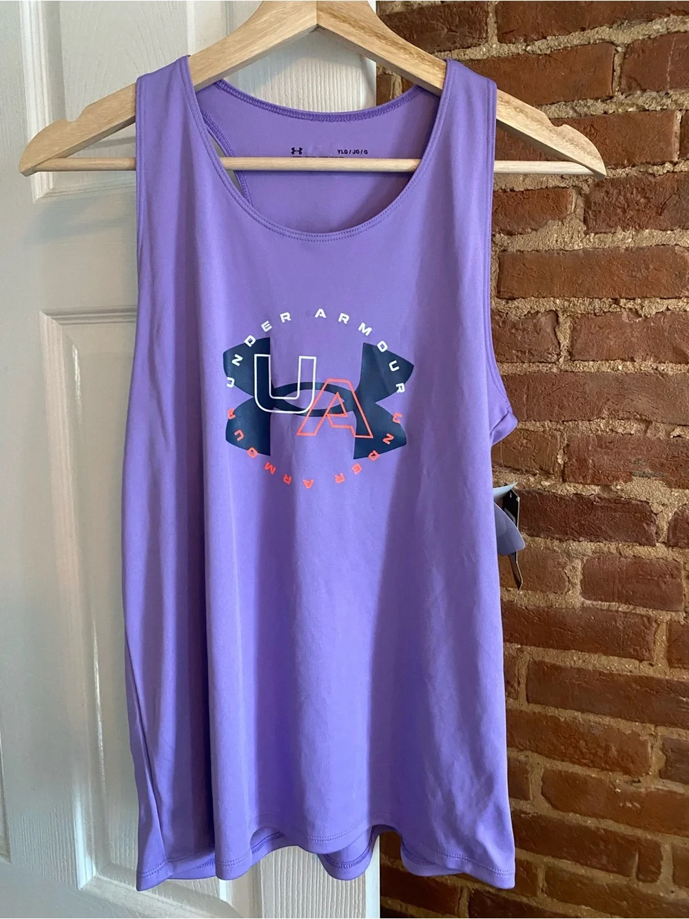 Under Armour Girl’s Tech Big Logo Racerback Tank - New With Tags